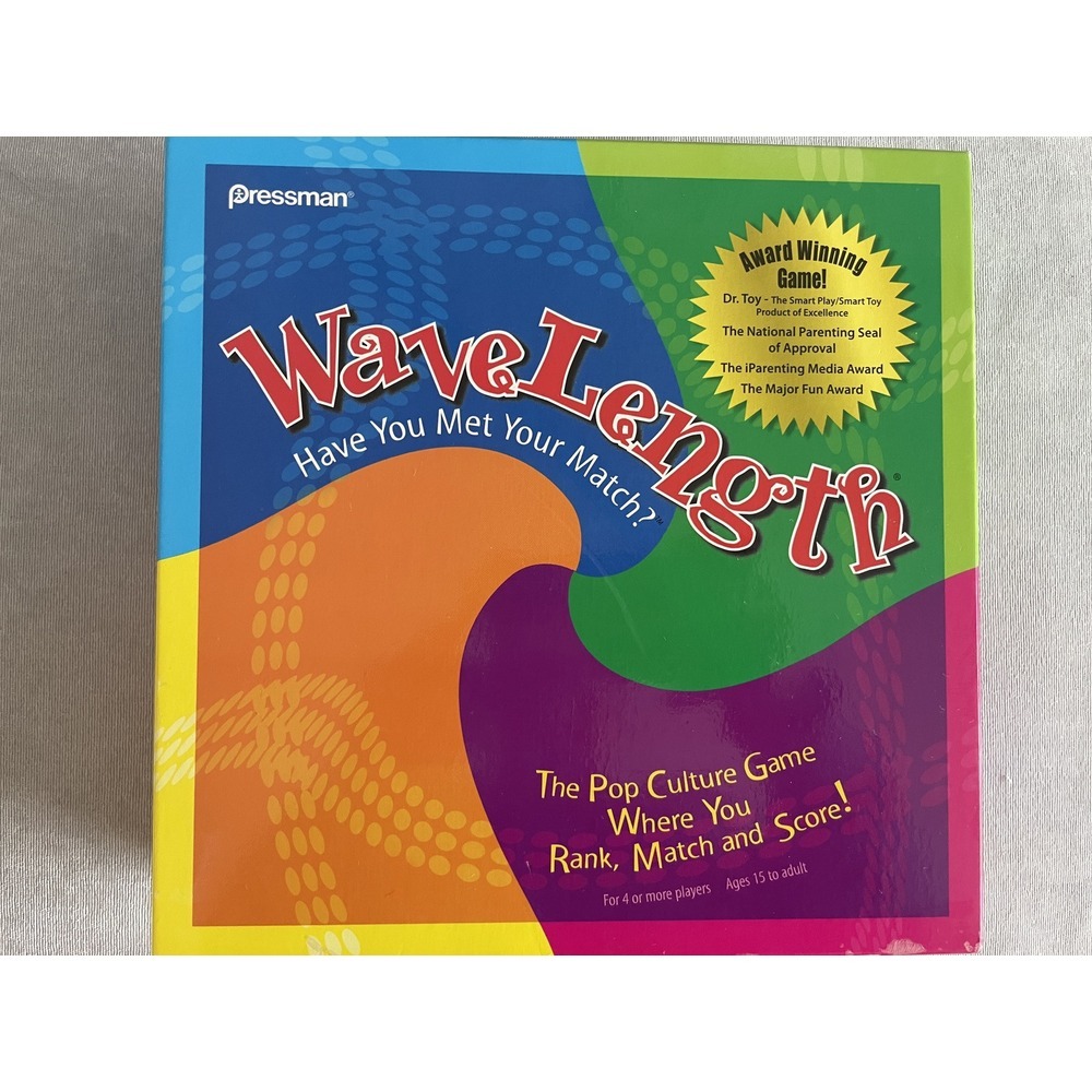 Wavelength Board Game Have You Met Your Match? Complete Open New Pressman 2010‎